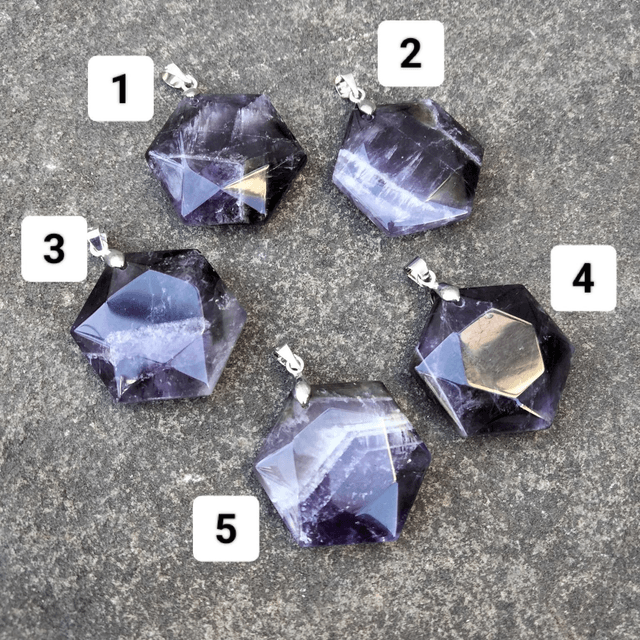 Amethyst Hexagons