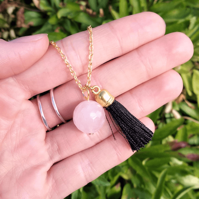 Rose Quartz Tassel